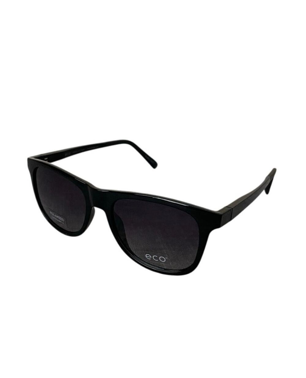 New ECO Spruce Mens Polarized Black Square Sunglasses